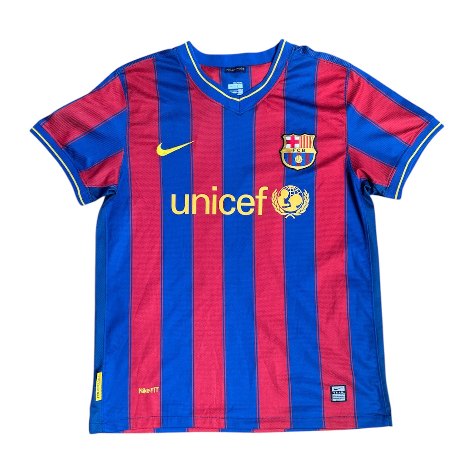 Barcelona 09/10 Home Shirt (Iniesta Nameset) L