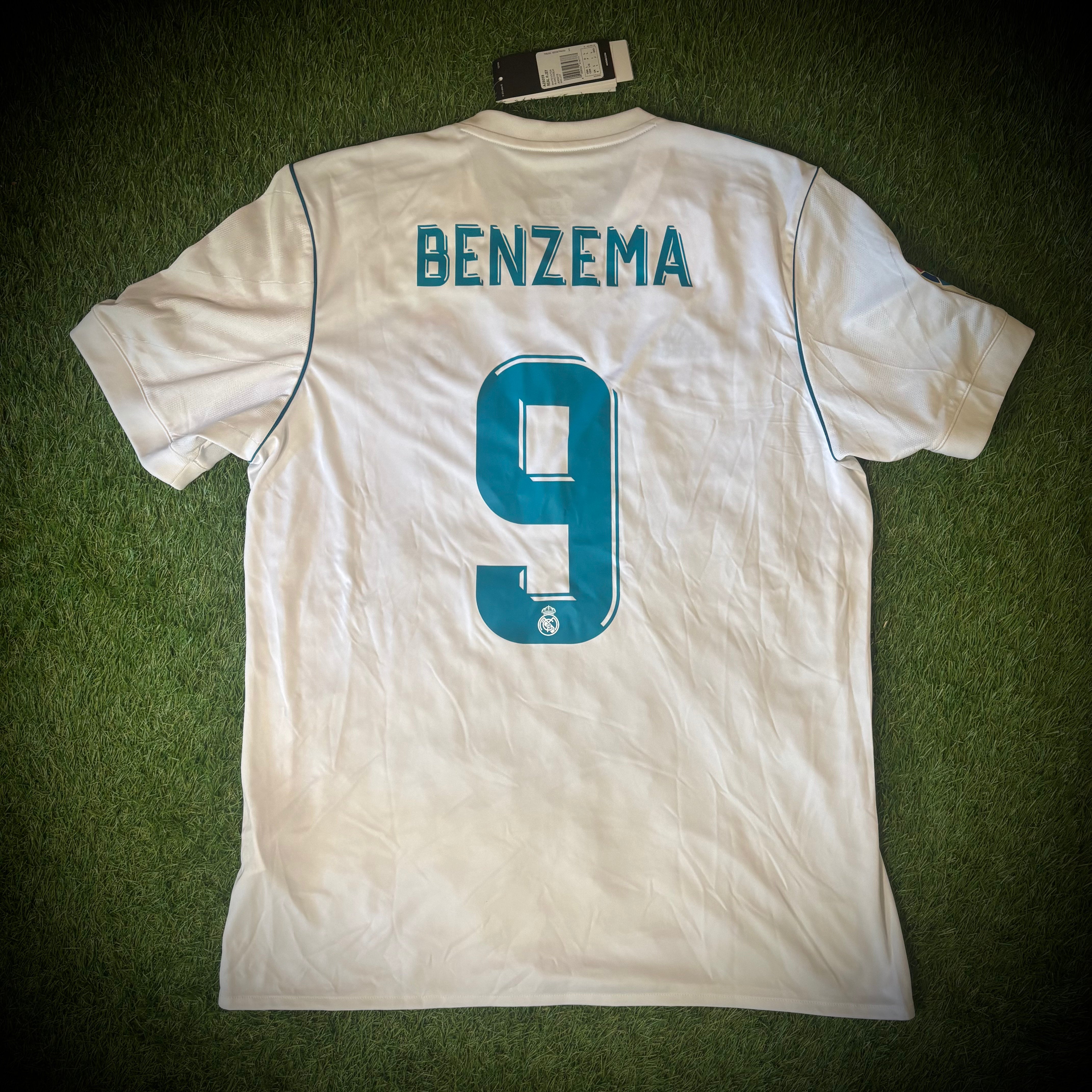 Real Madrid 17/18 Home Shirt- KARIM BENZEMA 9